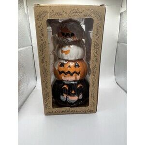 Jack-O-Lantern Pumpkins Stacking Measuring Cups Halloween 10 Strawberry Street